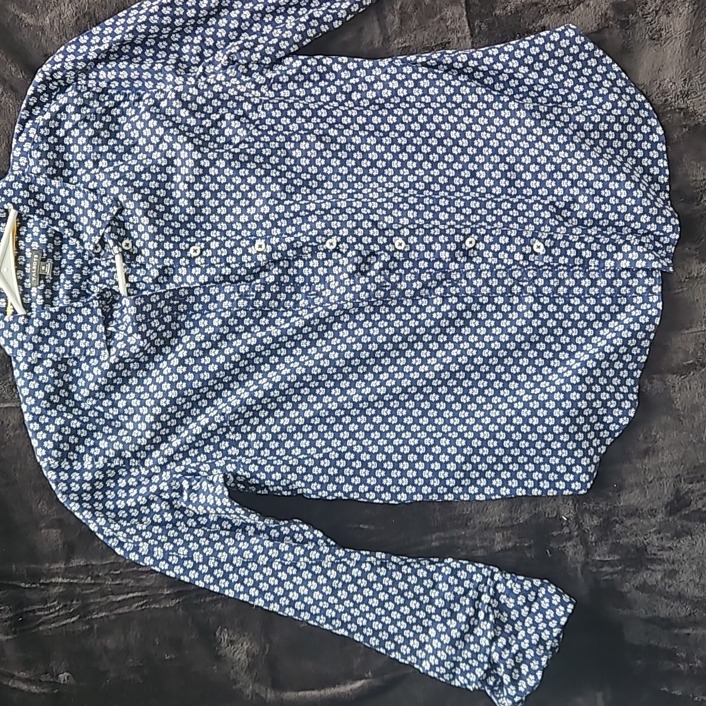 CUTE Talbots Office Siren Button-down